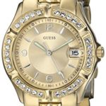 GUESS Women's Stainless Steel Crystal Accented Watch