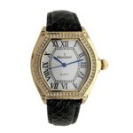 Peugeot Women's Watch 14K Gold Plated with Crystal Bezel