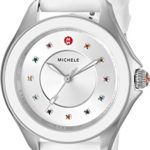 MICHELE Women's CAPE Analog Display Swiss Quartz White Watch