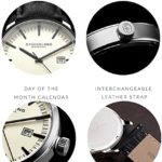 Stuhrling Original Mens Minimalist Swiss Quartz Stainless Steel Dress Wrist