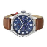 Tommy Hilfiger Men's Quartz Stainless Steel and Leather Casual Watch