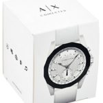 Armani Exchange AXT1000: Embrace Smart Elegance with the White Silicone Hybrid Smartwatch