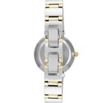 Anne Klein Women's Diamond-Accented Two-Tone Bracelet Watch