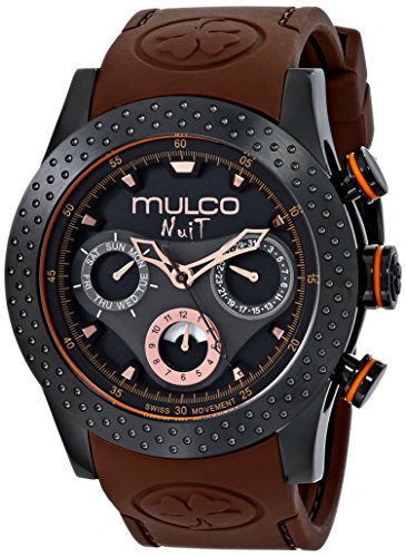 MULCO Unisex Analog Display Swiss Quartz Brown Watch
