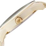 Nine West Women's Champagne Dial Gold-Tone Bracelet Watch