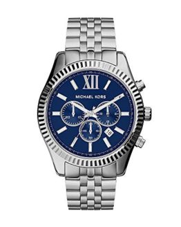 Michael Kors Men's Lexington Silver-Tone Watch MK8280