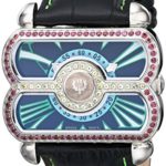 Brillier Women's Analog Display Swiss Quartz Black Watch