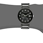 Bulova Men's Diamond-Accented Black Stainless Steel Watch