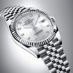 BUREI Men's Luxury Silver Automatic Watch