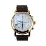 MONTBLANC 18K RED Gold 42mm Star GMT Chronograph Watch 101638