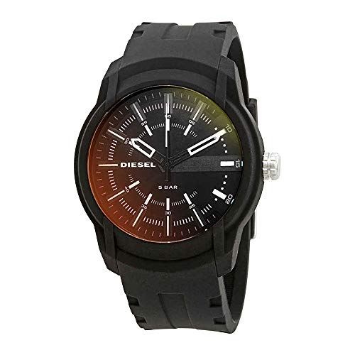Diesel Men's Quartz Stainless Steel and Silicone Casual Watch