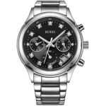 BUREI Women Chronograph Watches Analog Quartz Watch