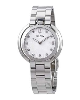 Ladies' Bulova Rubaiyat Diamond Stainless Steel Watch