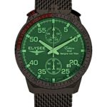 ELYSEE Men's Analog Display Quartz Black Watch