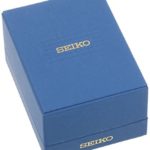 Seiko Men’s Solar-Powered Stainless Steel Watch with Blue Nylon Band