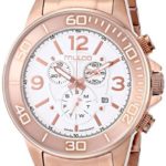 MULCO Unisex Analog Display Swiss Quartz Rose Gold Watch