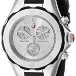 MICHELE Tahitian Jelly Bean Large Black Stainless Steel Dial