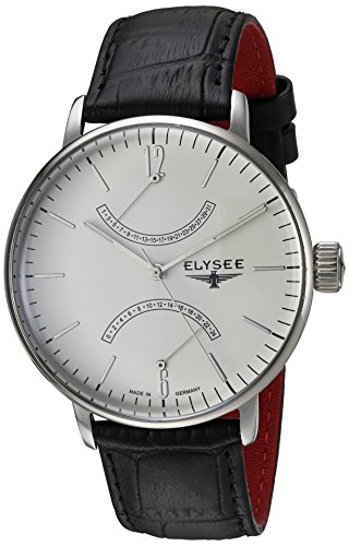 ELYSEE Men's Classic-Edition Analog Display Quartz Black Watch