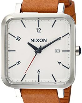Nixon Men's 'Ragnar 36' Quartz Stainless Steel and Leather Watch