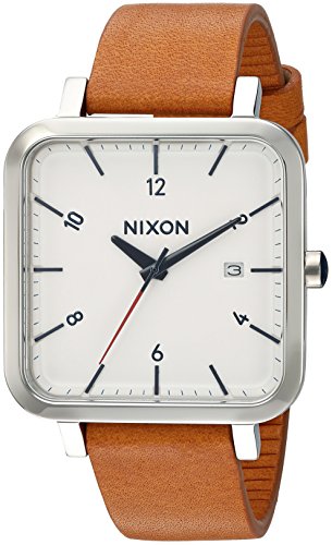 Nixon Men's 'Ragnar 36' Quartz Stainless Steel and Leather Watch