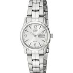 Citizen Women's Quartz Silver-Tone Watch with Day/Date display