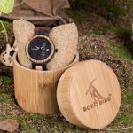 BOBO BIRD Handmade Women’s Wooden Watch – Colorful Quartz Wristwatch with Week & Date Display