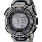 Casio Men's Pathfinder Triple-Sensor Stainless Steel Watch