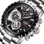 Mens Watches Full Steel Waterproof Sport Analog Quartz Watch Men