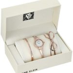 Anne Klein Rose Gold Watch & Bracelet Set – Elegance with Swarovski Crystal Accents 💎