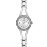 GUESS Women's Stainless Steel Petite Crystal Watch