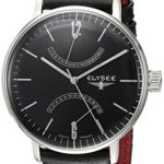 ELYSEE Men's Classic-Edition Analog Display Quartz Black Watch