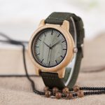 BOBO BIRD Unisex Bamboo Wooden Watch with Green Nylon Strap – Lightweight Handmade Quartz Watch for Men & WomenDiscover the BOBO BIRD Unisex Bamboo Wooden Watch 🌿⌚ featuring a green nylon strap and Japan 2035 quartz movement for precise timekeeping. Lightweight, hypoallergenic, and eco-friendly – perfect gift 🎁 for any occasion!