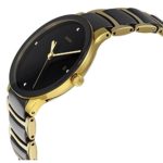 Rado Men's R30929712 Centrix Jubile Gold Plated Stainless Steel Bracelet Watch