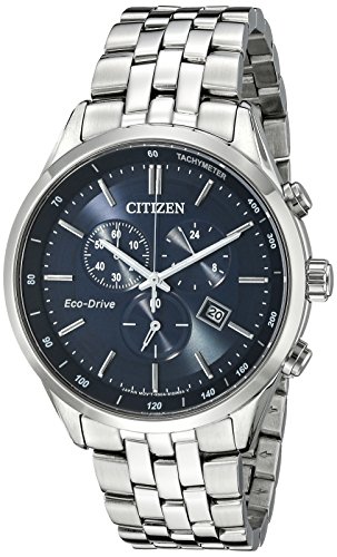 Citizen Men's Eco-Drive Chronograph Stainless Steel Watch