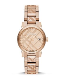 Burberry The City Rose Gold-Tone Ladies Watch