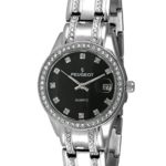 Peugeot Women's 'Crystal' Quartz Metal and Stainless Steel Dress Watch