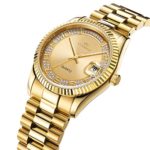 BUREI Luxury Men's Quartz Wrist Watch Japanese Quartz