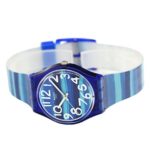 Swatch GN237: Dive into Style with the Unisex Blue Plastic Water-Resistant Watch