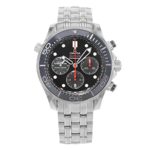 Omega 212.30.44.50.01.001 Seamaster Automatic Mens Watch - Black Dial