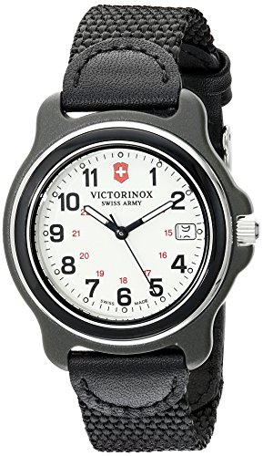 Victorinox Men's Original Black Watch with Nylon Band