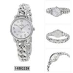 Coach Delancey Watch – Women’s Stainless Steel Chain Link Bracelet Timepiece