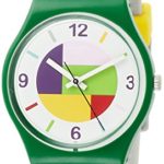 Swatch Tet-Wrist Green Silicone Swiss Quartz Fashion Watch