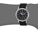 Seiko Men's Seiko 5 Automatic Stainless Steel Watch with Black Canvas Strap
