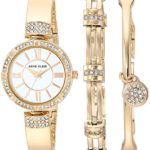 Anne Klein Women's Swarovski Crystal Accented Watch