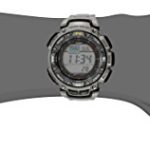 Casio Men's Pathfinder Triple-Sensor Stainless Steel Watch