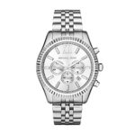 Michael Kors Men's Lexington Silver-Tone Watch MK8405