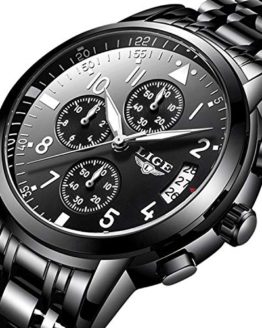 Men Business Watch Chronograph Clock Brand Luxury Fashion