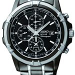 Seiko Men's SSC143 Stainless Steel Solar Watch with Link Bracelet
