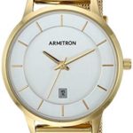 Armitron Women's Date Function Gold-Tone Mesh Bracelet Watch