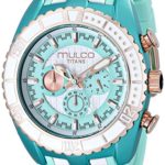 MULCO Unisex Titan Wave Analog Display Japanese Quartz Blue Watch